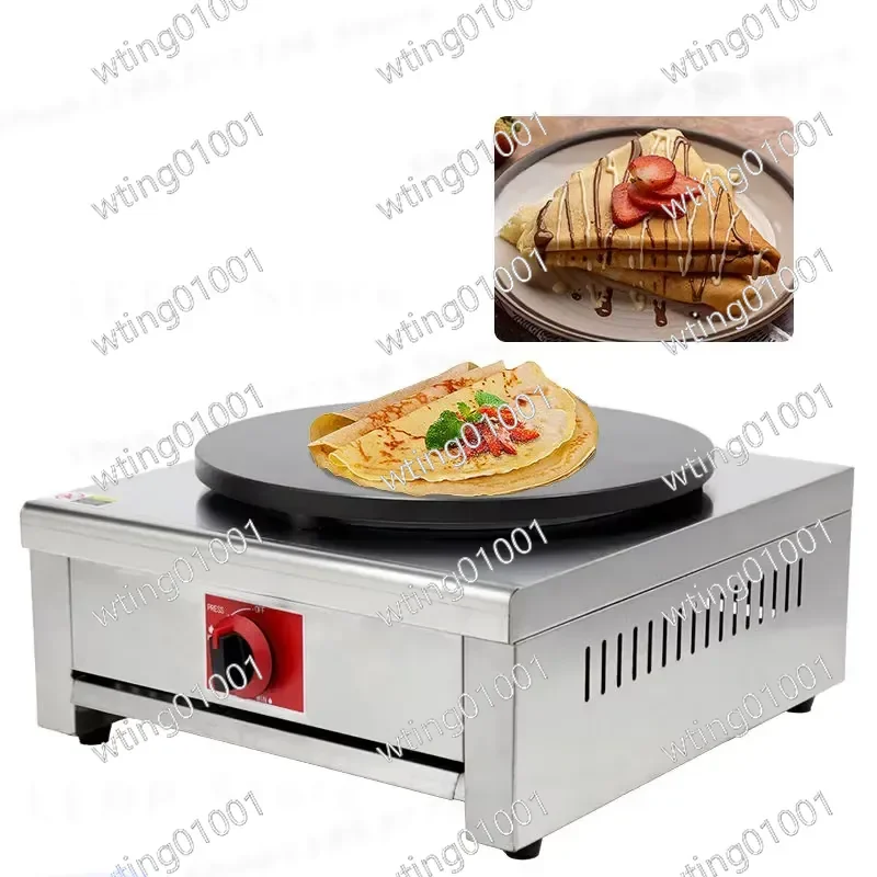 Commercial Gas Automatic Pancake Machine Crepe Maker Hot Plate Industrial Iron Plate Griddle for Food Truck