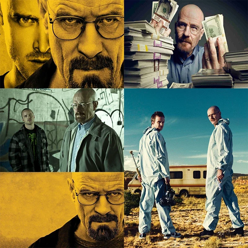 Breaking Bad Rv TV Poster Jesse Pinkman Heisenberg Walter White Canvas Painting Wall Art Picture Prints Nordic Modern Home Decor