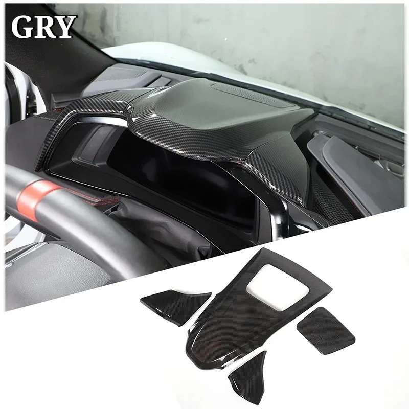 For Chevrolet Corvette C8 Z51 Z06 2020-26 ABS Car Center Console Dashborad Panel Speedometer Cover Trim Interior Car Accessories