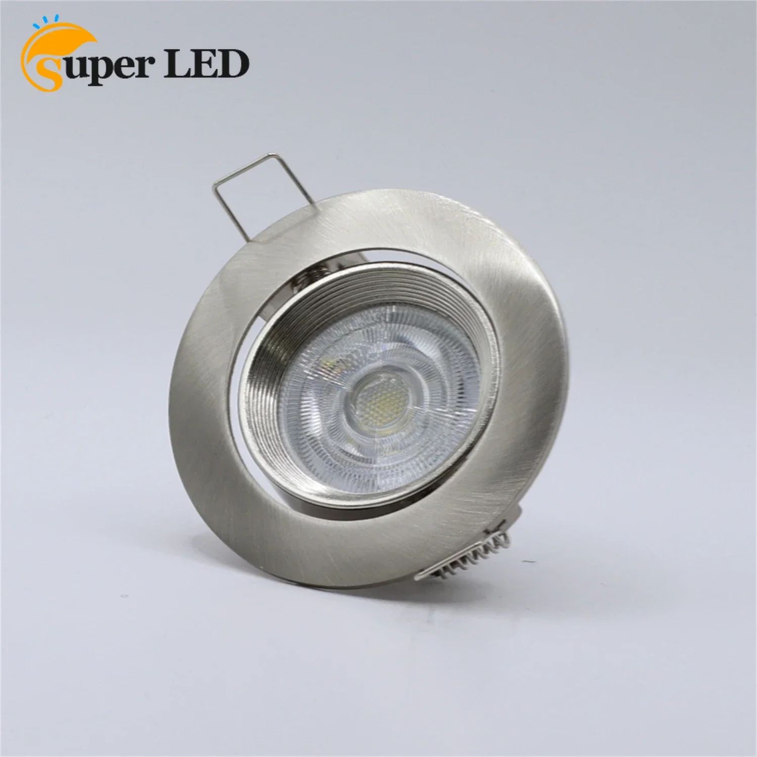 Modern LED Downlights Zinc Alloy Anti-Glare Round LED Down Lighting Cut Out 75mm Fixture Frame