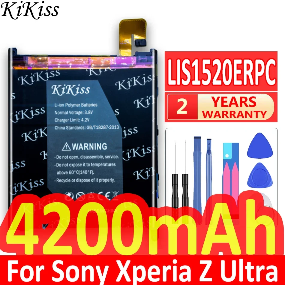 

Аккумулятор большой емкости 4200 мАч для Sony Xperia Z Ultra/ZU/L4 XL39h C6802 C6833 Togari, аккумулятор для мобильного телефона LIS1520ERPC