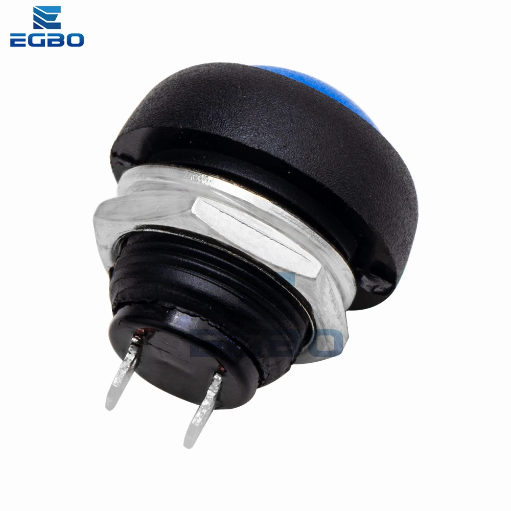 5 ~ 10 قطعة EGBO Mini 12 مللي متر مقاوم للماء لحظة تشغيل/إيقاف دفع زر مفتاح دائري PBS-33B لاردوينو