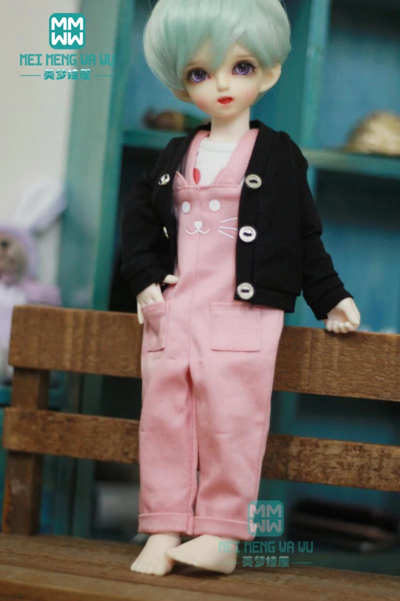 Fits 30cm 1/6 YOSD MYOU BJD Doll Clothes Fashionable shirts, bib pants Toys Gifts