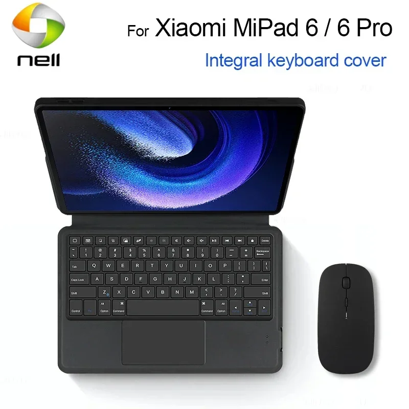 Keyboard Stand Case For Xiaomi Pad 6 2023 11 inch MiPad 6 mipad6 Mi Pad 6 Pro Case Cover Spanish German Smart Touchpad Keyboard