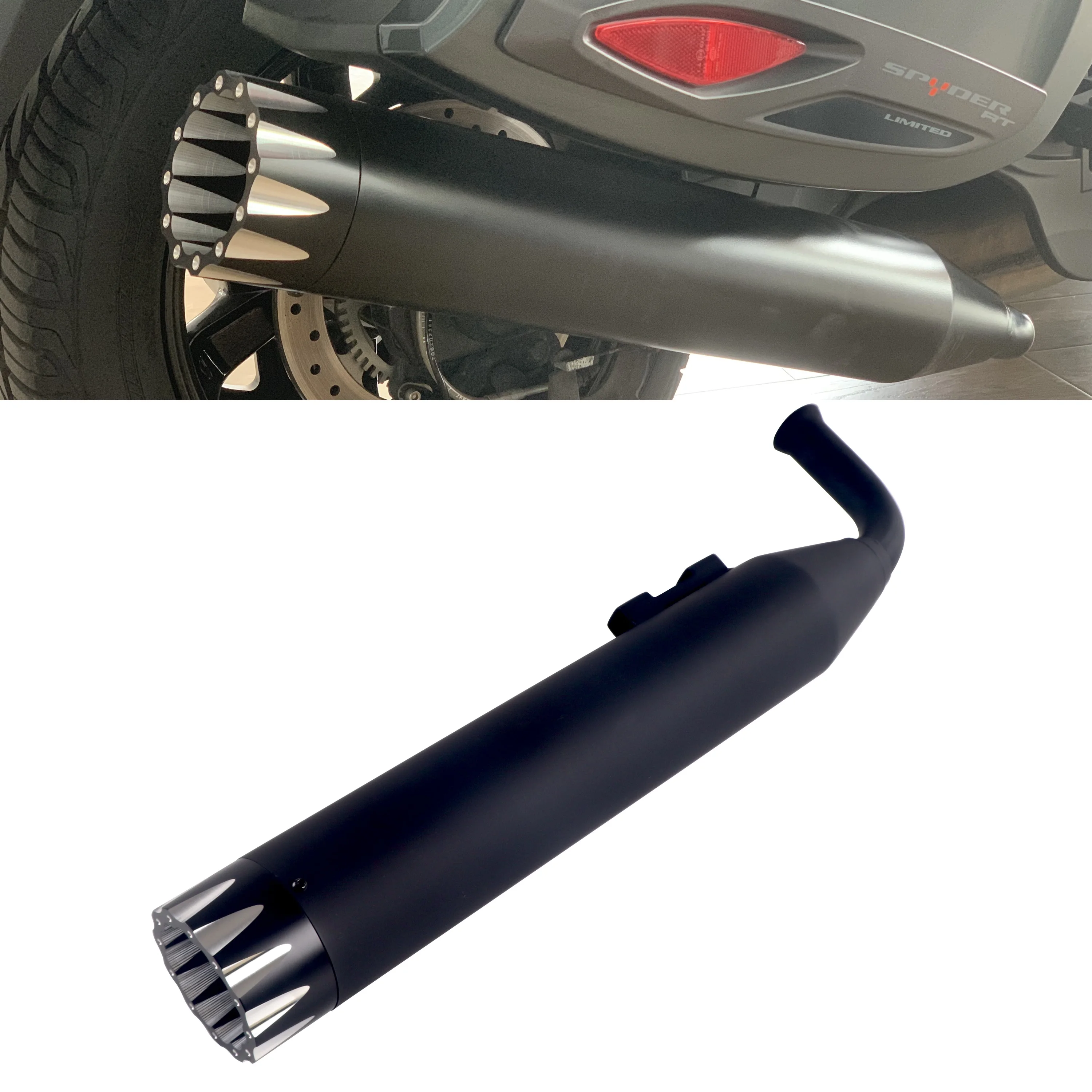 

Rumble Sound Exhaust Muffler for 2014-2024 Can-Am Spyder RT & 2016-2024 Can-Am F3 Limited Models