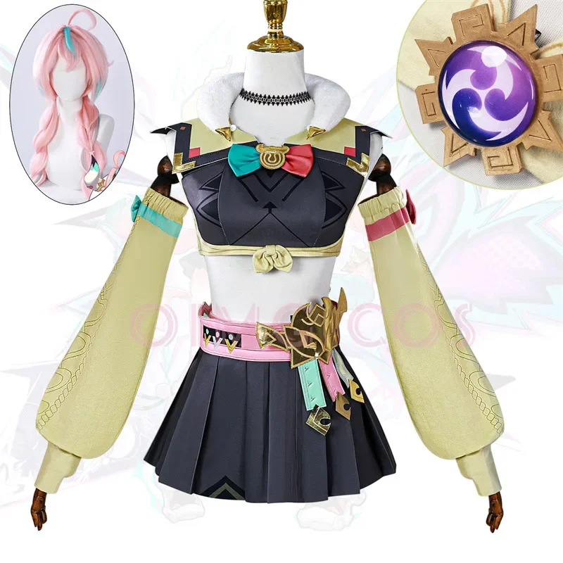 

Genshin Impact Varesa Cosplay Costume Adult Carnival Uniform Anime Game Halloween Party Masquerade Costumes Women