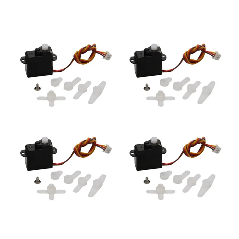 4PCS 2g Digital Nano Servo DIY Mini Fixed Wing Lenkgetriebe 90 Grad JST 1,0mm 1,25mm Dupont für RC Flugzeug Drone DIY Teile