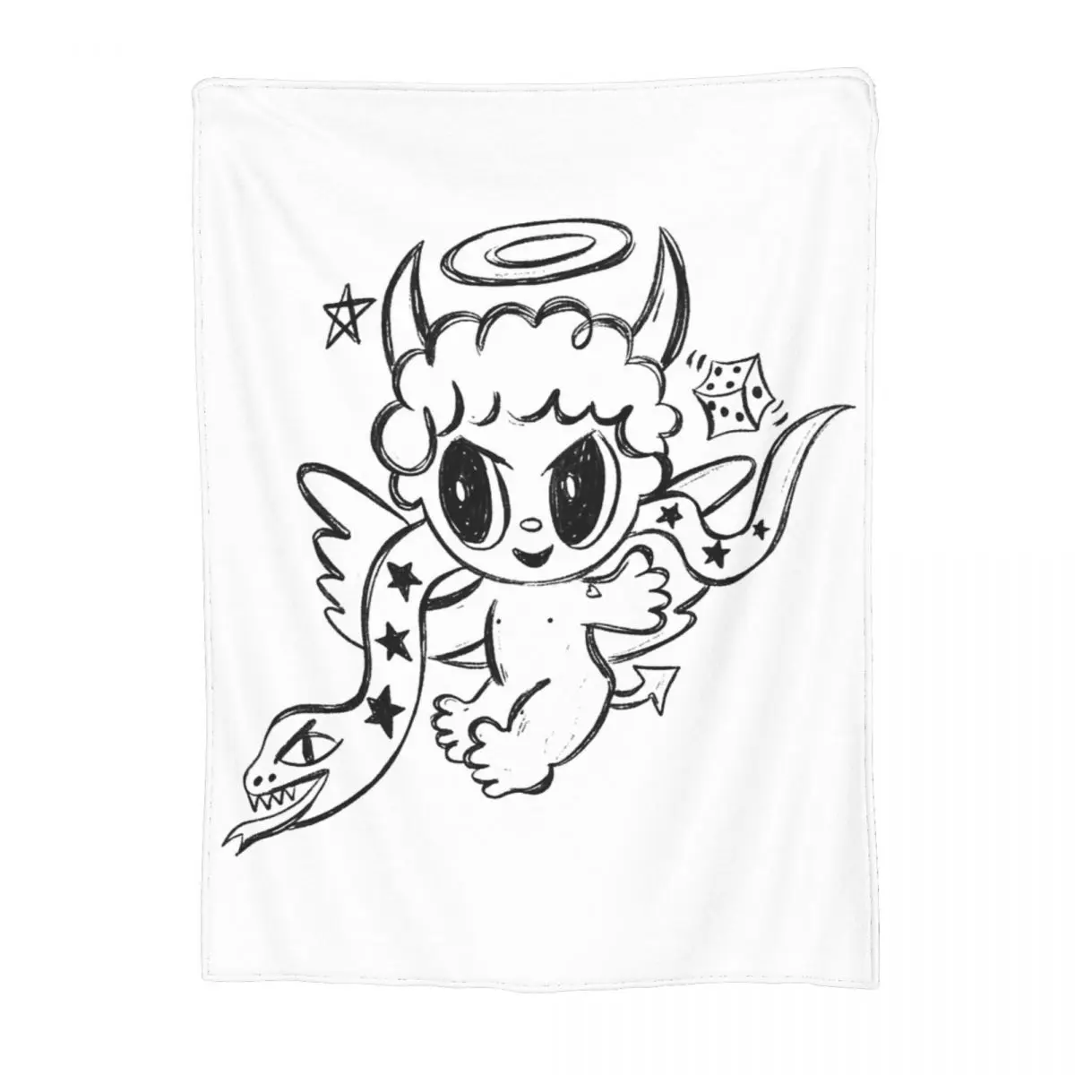 

Comfort Devil Angel Karol G Album 2023 Blanket Merch Bedding Decorative Throws And Blankets Super Soft Fleece for Outdoor