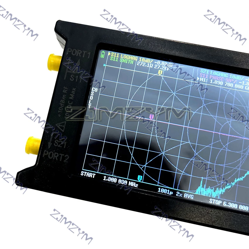 Nuovo LiteVNA-64 Touch Screen da 3,95" LiteVNA Analizzatore di rete vettoriale da 6,3 GHz Analizzatore di antenna HF VHF UHF Aggiornamento di NanoVNA
