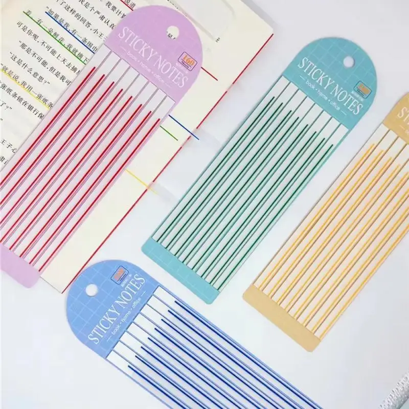 다채로운 스티커 스티커 노트 세트, 북마크 탭 플래그 문구, 게시 인덱스 탭 메모 패드, 학교 사무용품