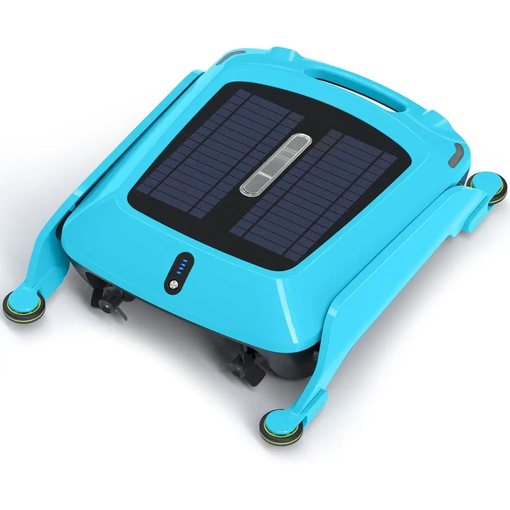 

r Powered Pool Skimmer Robot: Automatic Pool Surace Skimmer Cleaner, Robotic Pool Skimmer Dual Charging es, Smart RaObstacle Avo
