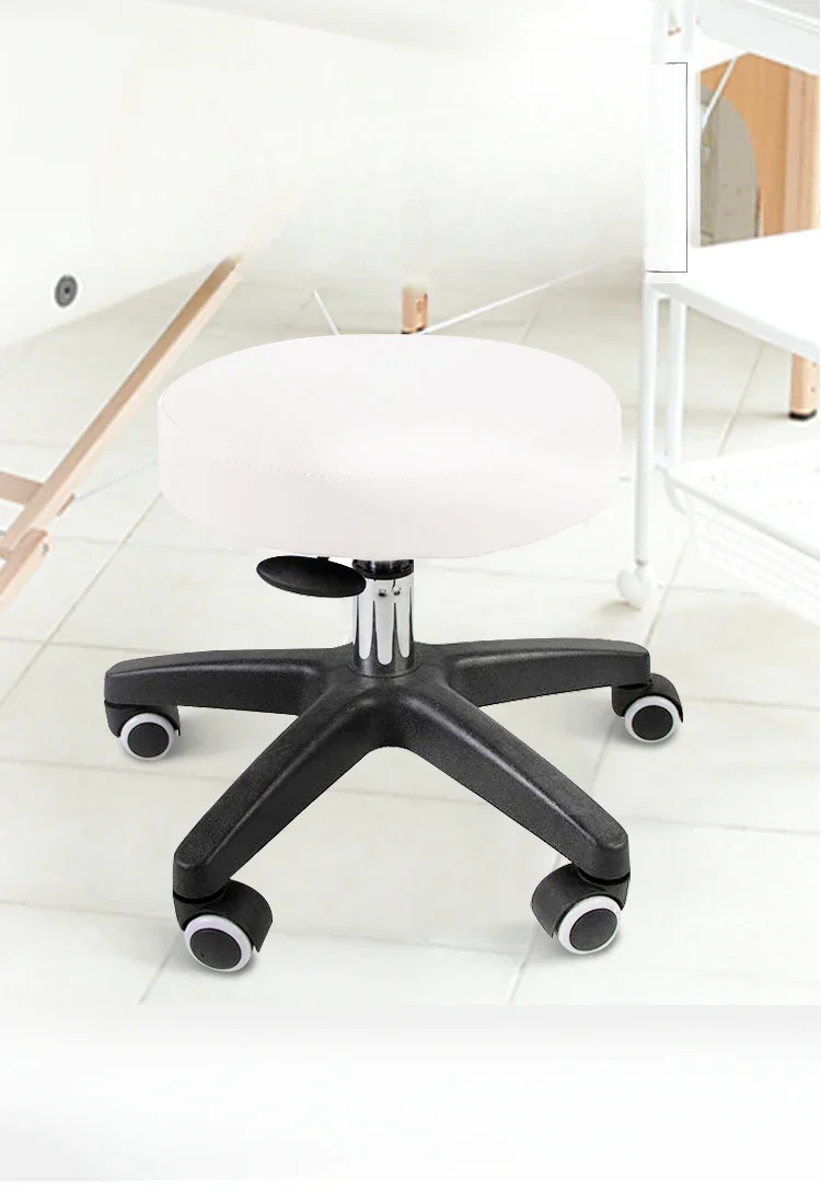 

Beauty stool sliding wheelchair rotating eyelashes round large work stool short