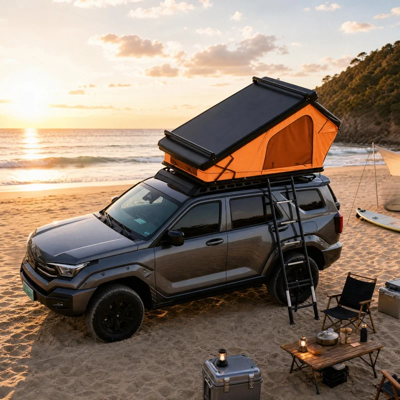 Lightweight Portable Pop Up 4x4 Offroad Rooftop Tent