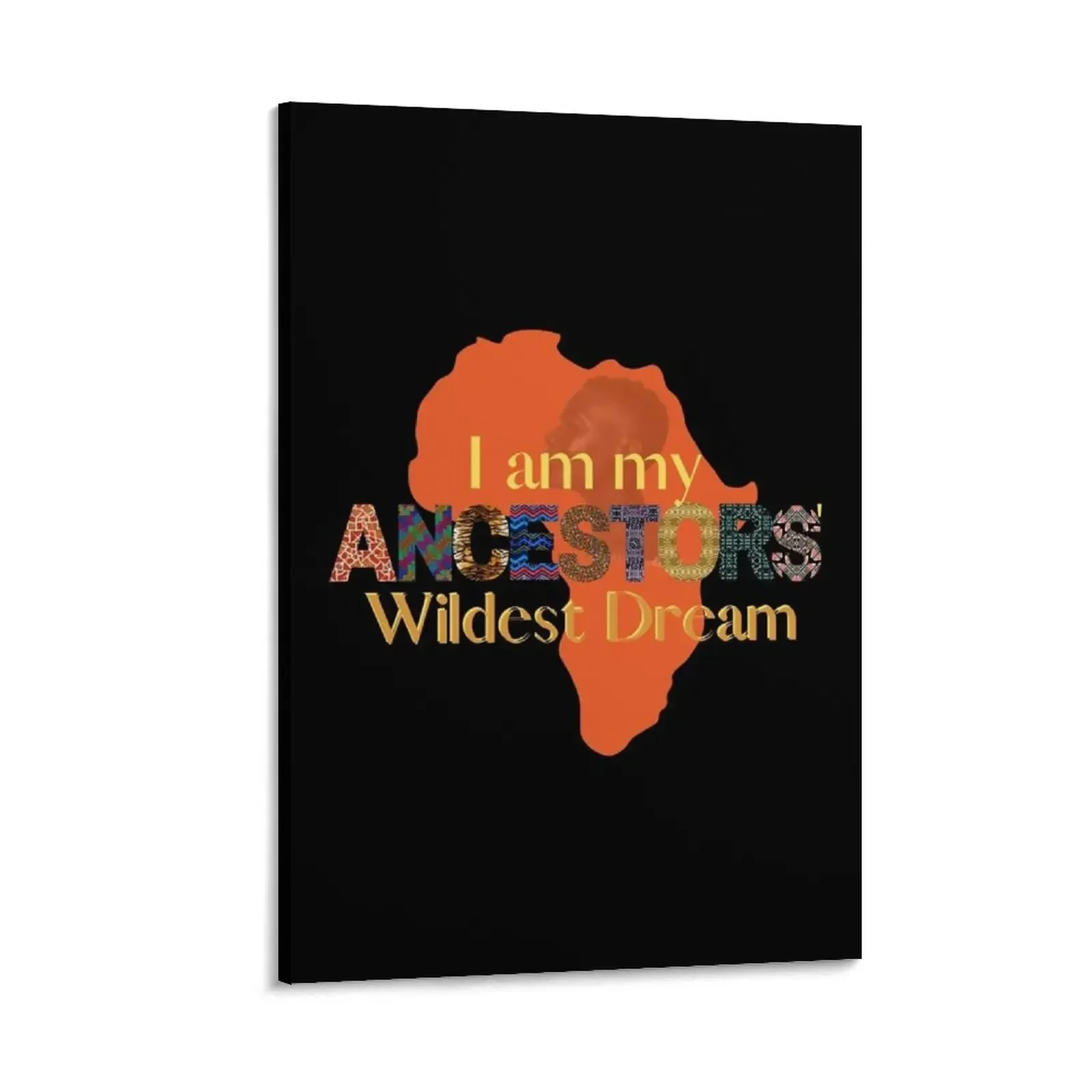 

I Am My Ancestors' Wildest Dream (1) Canvas Painting room decorations for men wall decoration painting anime