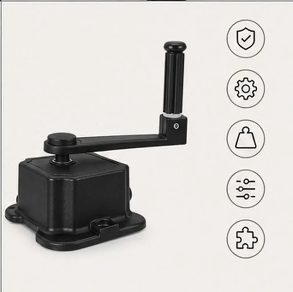 Clothes Drying Rack Crank Handle Manual Metal Hand Crank Handle 85Mm Heavy Duty Replacement Lift Clothes Hanger Accessories