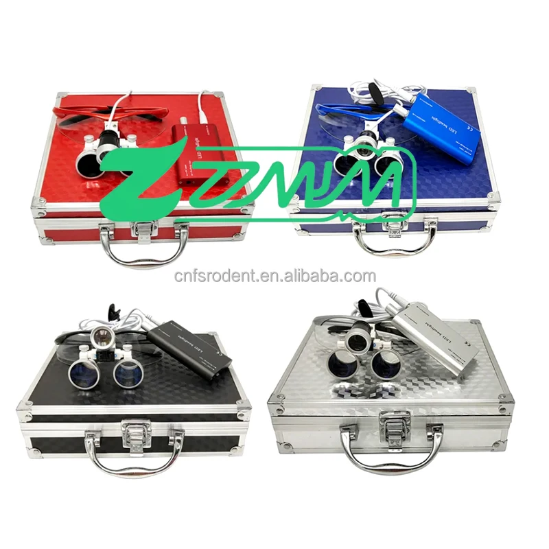 

den tal Loupes Wireless den tal Loupe 2.5X 3.5X Magnifier Portable LED Headlight den tal Headlamp