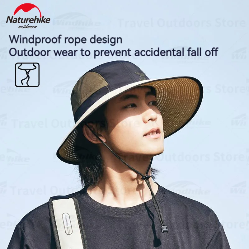 Naturehike Hiking Hat Waterproof Fisherman Hat Outdoor Hat Caps For Men Women Bucket Hats For Fishing Garden Safari Beach