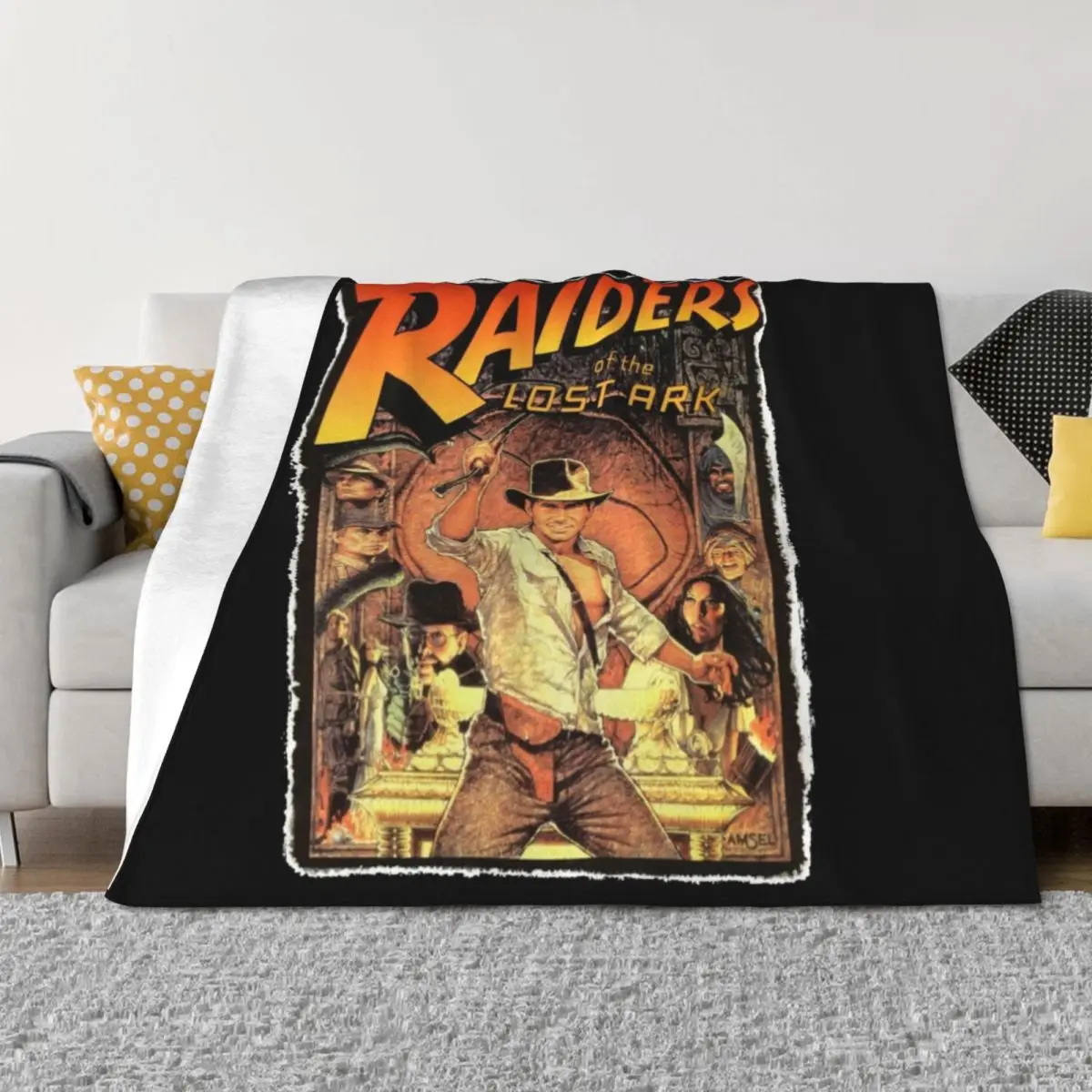 

Raiders of the Lost Ark Throw Blanket Plaid Soft Blankets For Baby Comforter Blankets