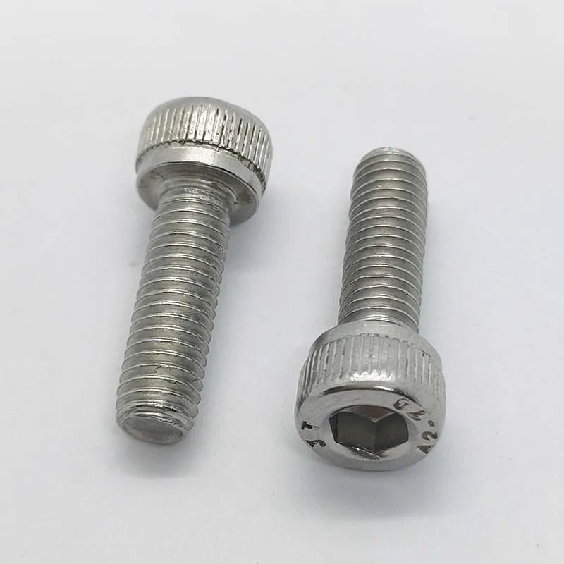 M5*16 Socket Head Cap Screws, Allen Socket Drive, Stainless Steel length=16mm, Bright Finish, Full Thread,1pcs