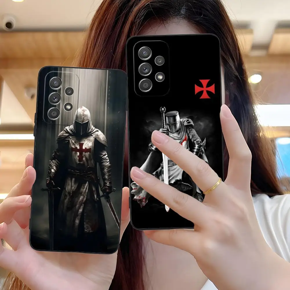 

Templar Knights Mobile Phone Case for Samsung Galaxy M55 54 42 35 34 33 32 23 22 15 14 13 12 F55 5G Colour Protective Cover