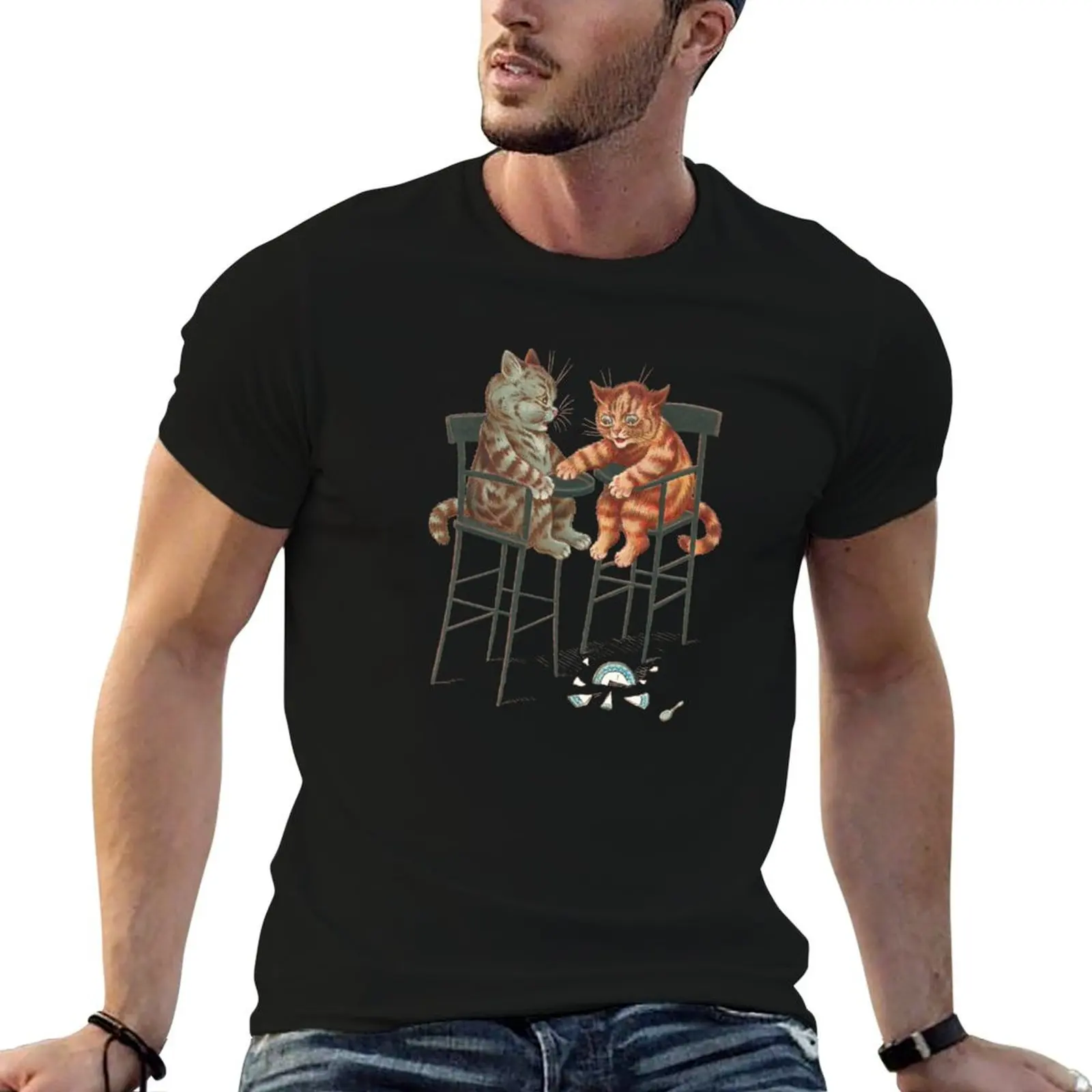 

t by man Louis funny shirts T-Shirt Kitten Naughty graphic shirts for for Wain t man men casual Babies