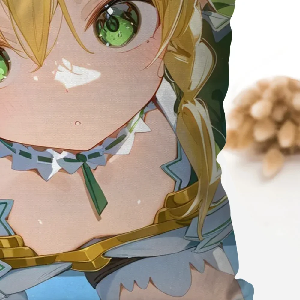 1 قطعة ورقة الرسوم المتحركة S-Word A-الفن O-Online كيس وسادة وسادة مربعة غرفة نوم أريكة LeisureComfortCarLivingRoomHome الديكور 40X40 #3