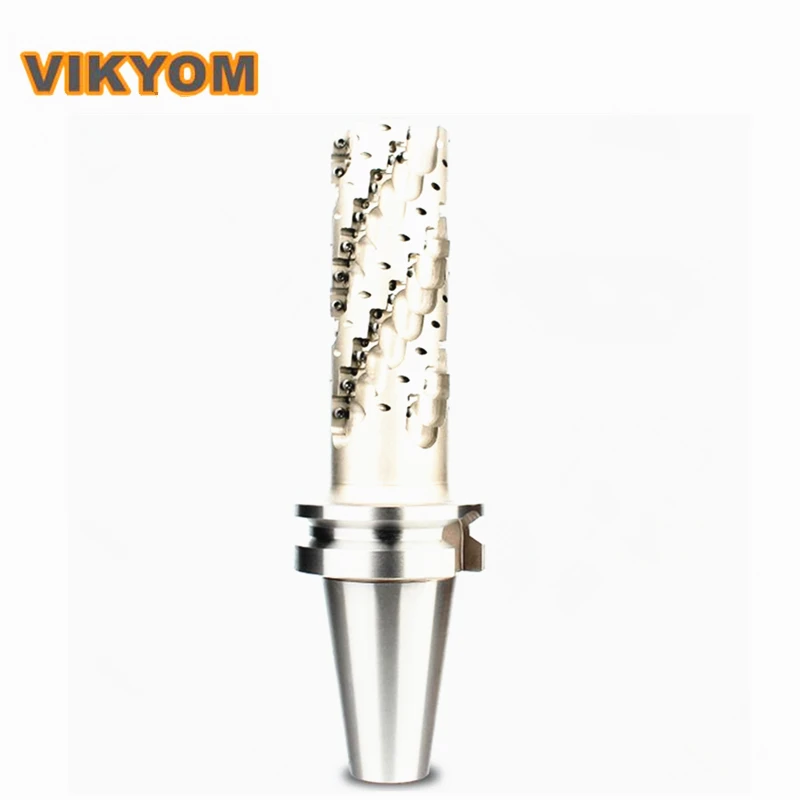 Indexable High-efficiency Spiral End Mill BT40BT50 Corn Milling Cutter Handle APMT1604 Rough Milling Cutter