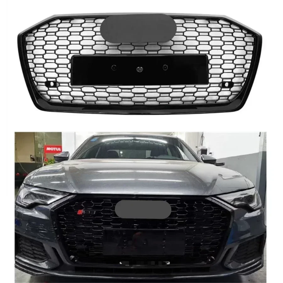 

Front Bumper Grill Center Grille for A6/S6 2019 2020 2021 2022 (Refit for RS6 Style) car accessories