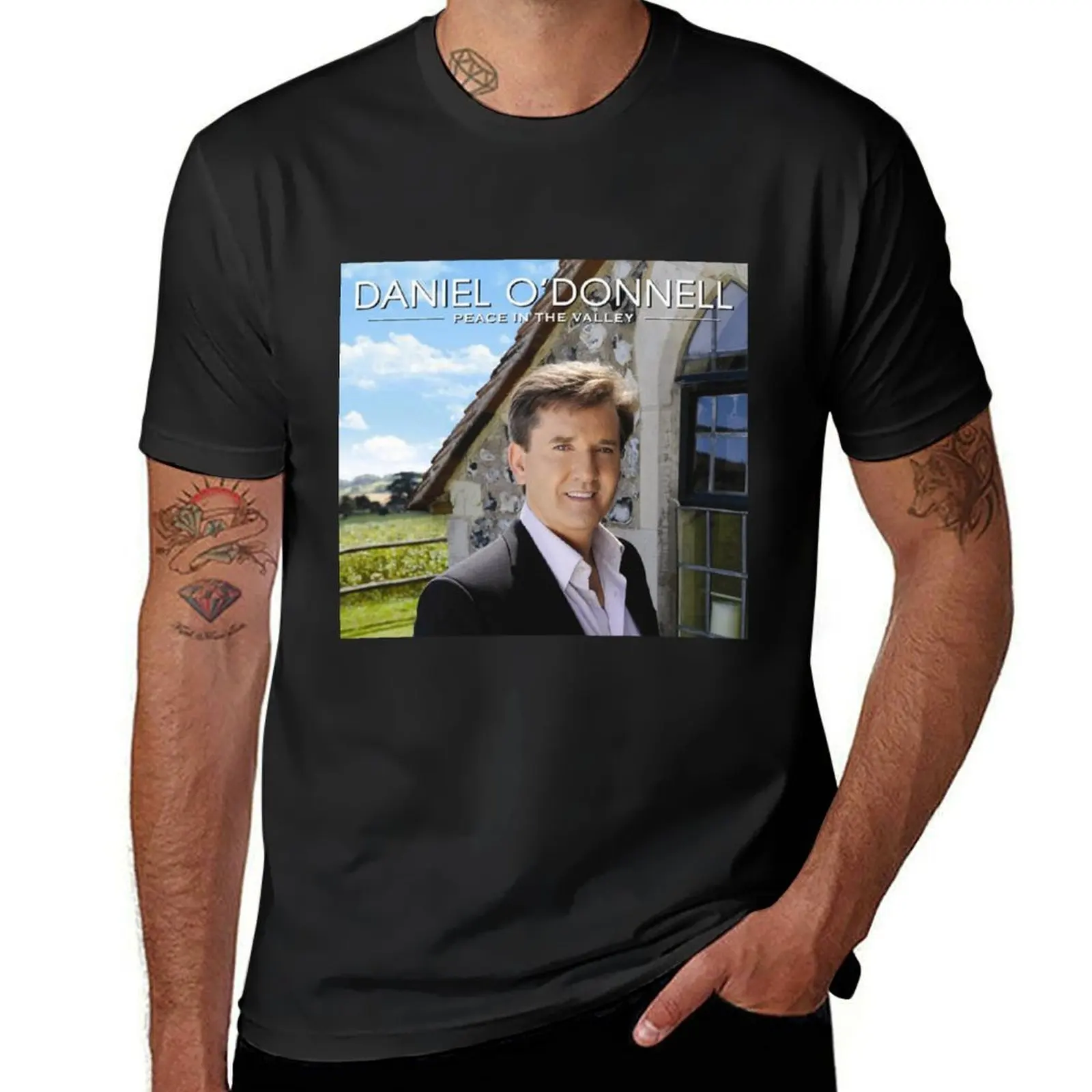 

Футболка Daniel O'Donnell Peace in the Valley, роскошная мужская футболка с рисунком, винтажная футболка с таможенным дизайном, винтажная мужская одежда