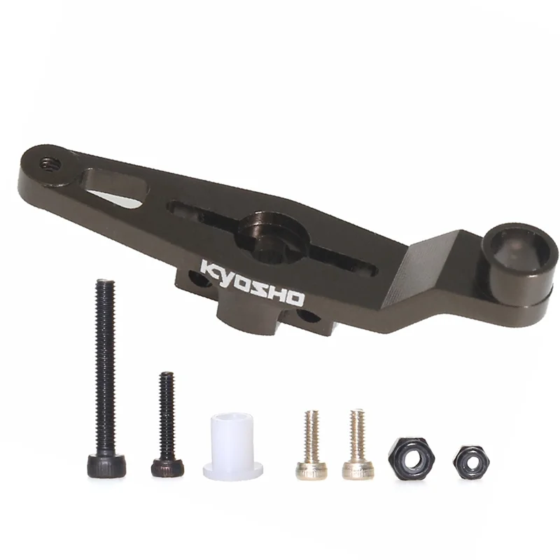 

ABUM-Metal Throttle Servo Arm Engine Servo Arm IFW455 For MP10 MP9 1/8 RC Car Upgrade Parts Accessories