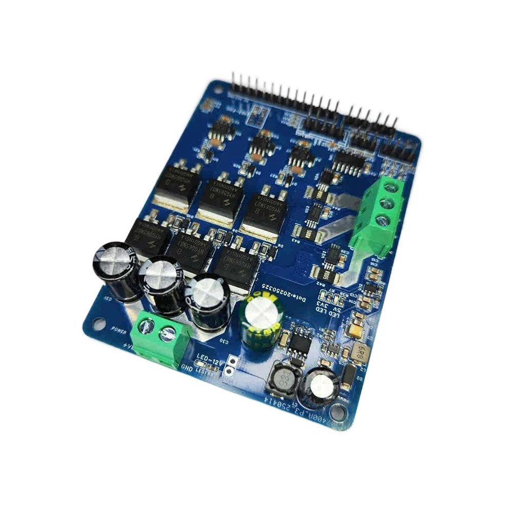 Placa de desenvolvimento de motor foc, unidade de motor sem escova vvf, módulo de placa de acionamento de motor assíncrono trifásico, comutador de seis passos