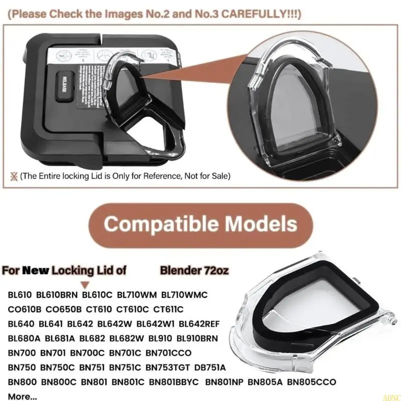 A0NC Замена крышки Блендера Блендера Крышка замены текстуры силиконовой текстуры для кувшина 72 унций