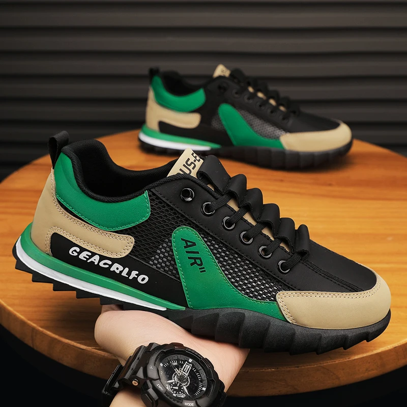 

2023 New Sport Casual Men Shoes Fashion Design Sneakers Man Platform Comfortable Men Sport Shoes Sneakers Flat Zapatos De Hombre