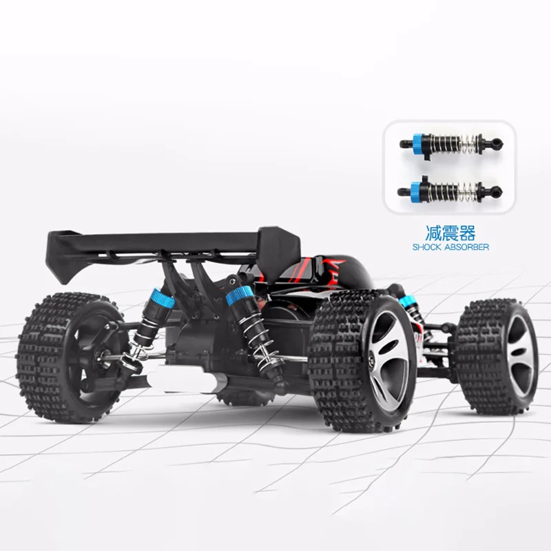 Wltoys A959 1/18 4WD Samochód Wyścigowy RC 45km/h 2.4G Zdalnie Sterowany Driftowy Samochód Terenowy Wysokiej Prędkości Zabawka dla Dorosłych Chłopców Prezent dla Dzieci