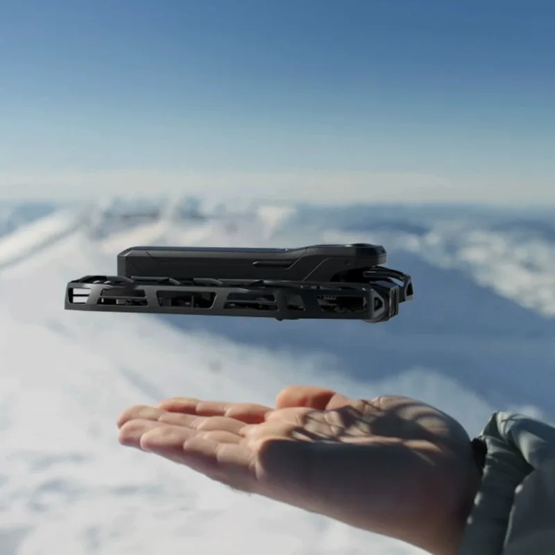 Professional high definition anti-shake drone AI intelligent follow-up outdoor panoramic skiing aerial photography