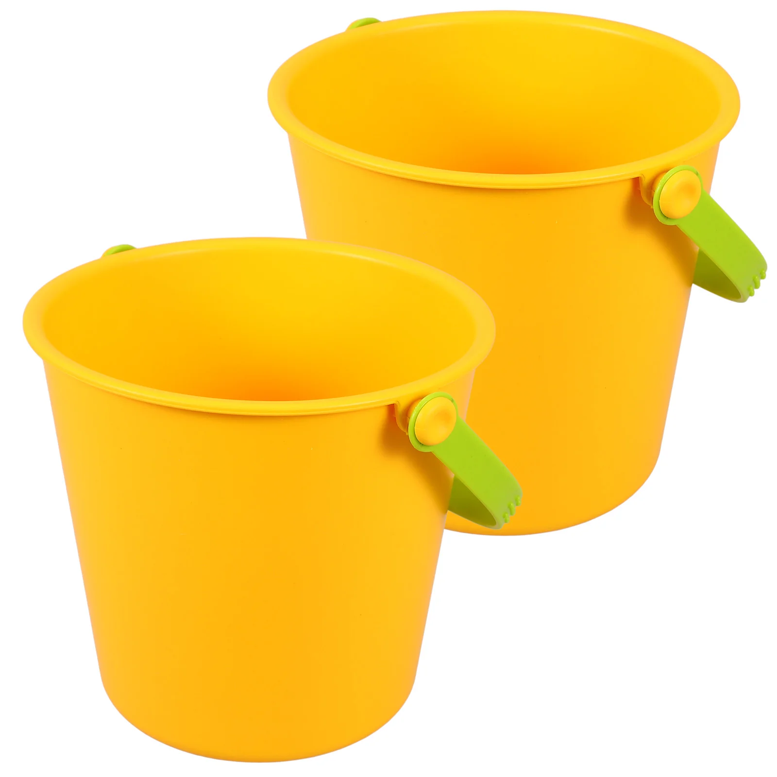 2 Pcs Beach Pails for Kids Play Sand Children's Toys Multi-use Bucket Snowman Buckets