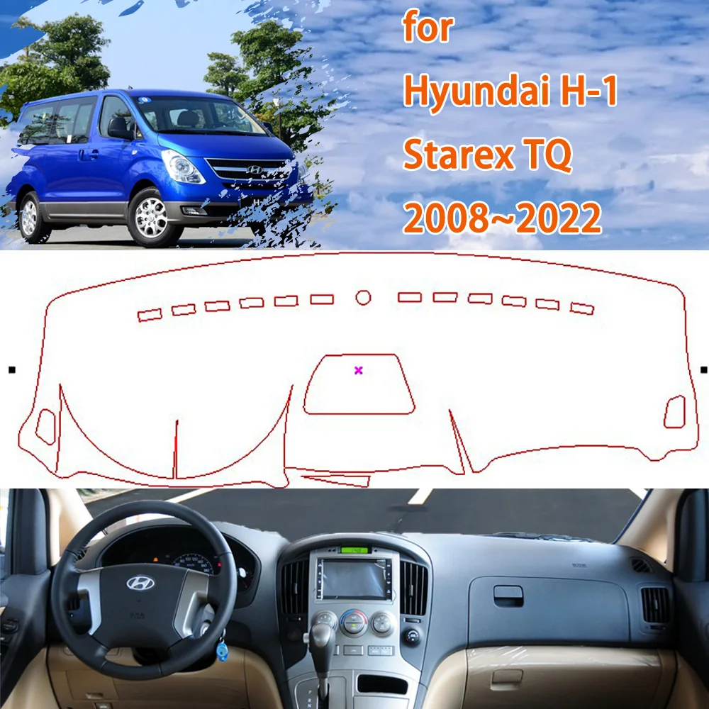 

Car Dashboard Cover for Hyundai H-1 iMax Grand Starex TQ 2008~2022 II Dashmat Cushion Sunshade Carpet Avoid Light Sunshield Mat