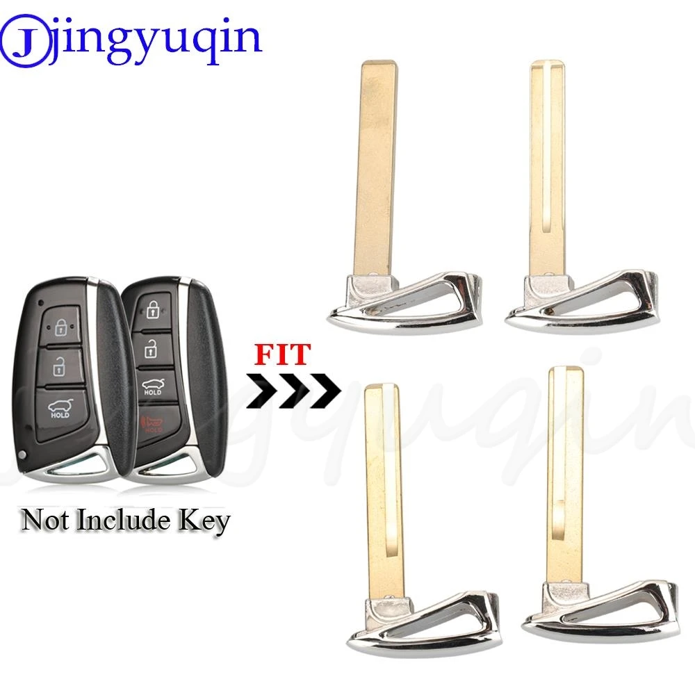 Jingyuqin Remote Car Key Uncut Blade For Hyundai Genesis Santa Fe Equus Azera Replacement 4 Types