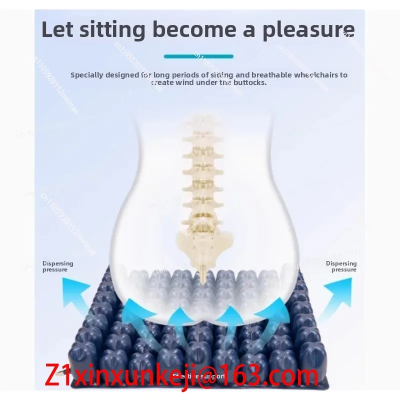 Electric Wheelchair Anti Pressure Ulcer Pad/hip Joint Breathable and Anti Compression Square Pad Pressure Reducing Air Cushion