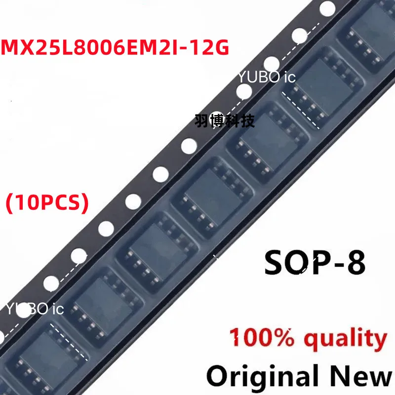 (10piece) 100% New 25L8006E 25L8006EM2I-12G MX25L8006EM2I-12G sop-8 Chipset