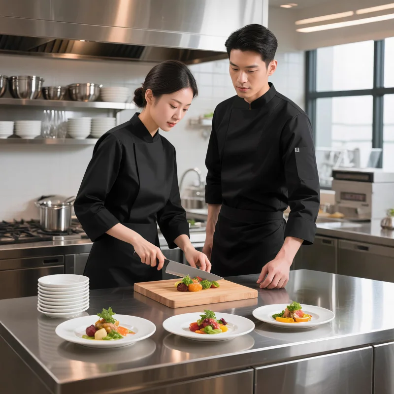 hotel-chef-workwear-long-sleeve-cake-baking-restaurant-canteen-western-food-cooking-private-chef-autumn-and-winter-chef-uniforml