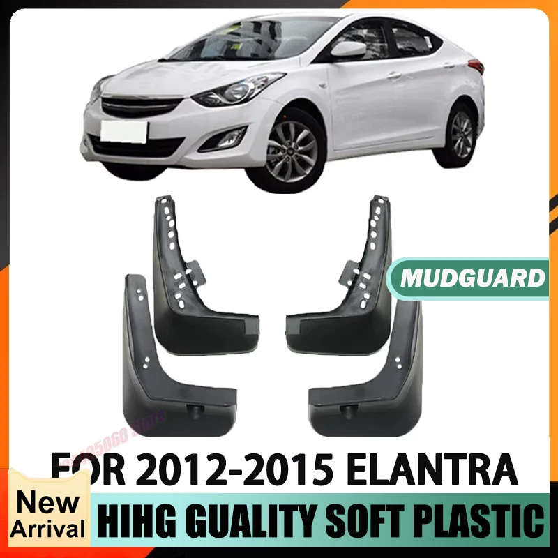 For 2012-2015 Hyundai Langdong Elantra Car Front and Rear Wheel Special Fender Splash Guard Suitable