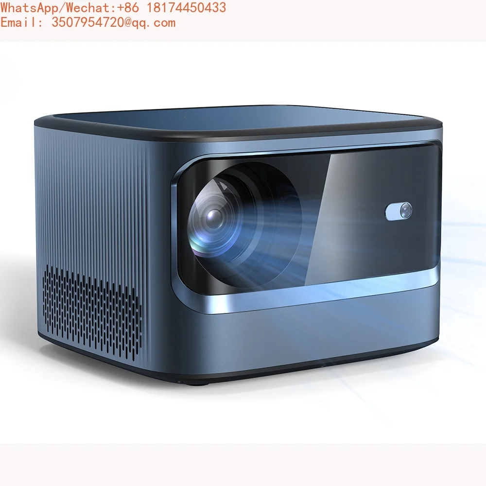 Proyector de Video 4K 3D Smart Android TV, Mini Proyector de Bolsillo para Teléfono Móvil, Proyectores LED Inalámbricos para el Hogar, Proyector Portátil con WiFi