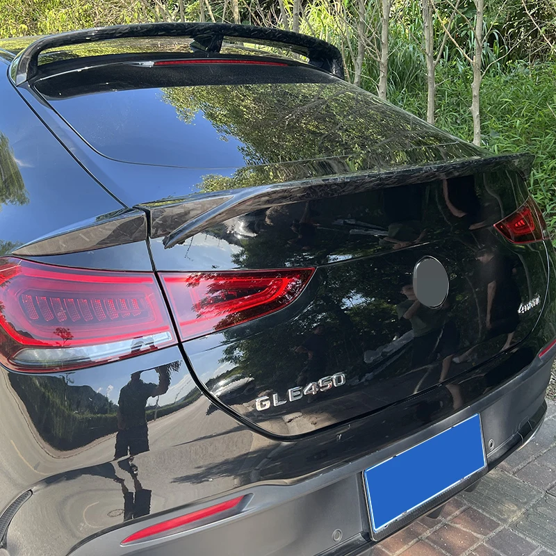 For Mercedes GLE Coupe W167 C167 gle320 350 400 53 AMG 450 2020-2023 Car Trunk Carbon fiber rear spoiler rear wing