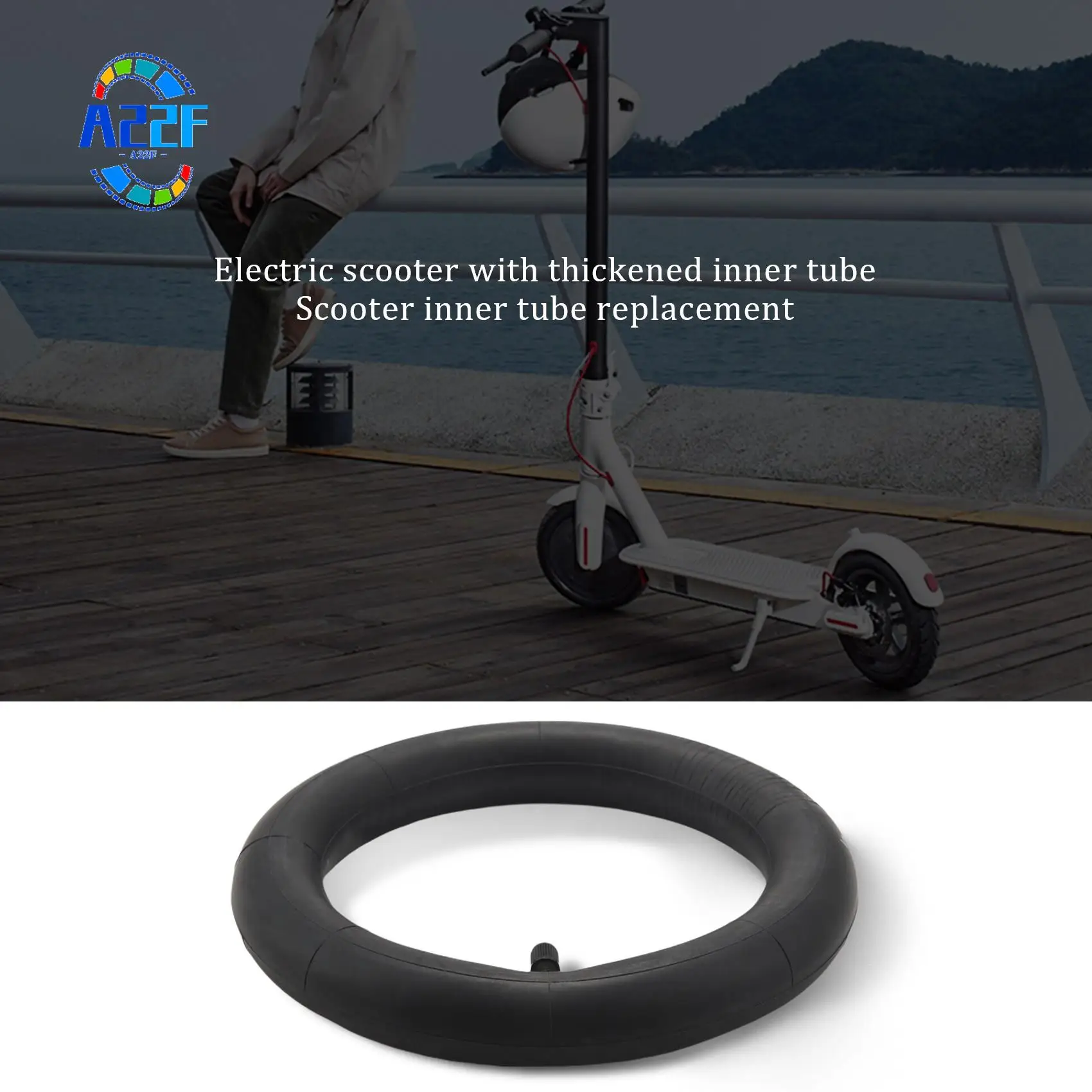 

A22F-Electric Scooter Tire 8.5 Inch Inner Tube Camera 8 1/2X2 For Xiaomi Mijia M365 Spin Bird 8.5 Inch Electric Skateboard