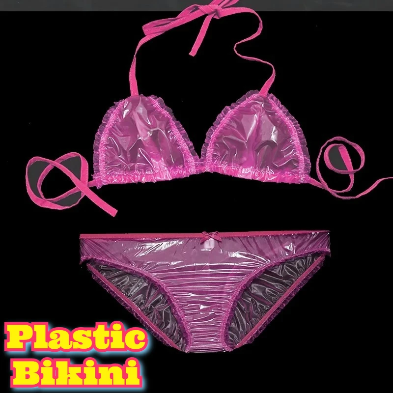 Women Seductive Sheer Polyester Bikini Swimsuit Dress Lightweight Soft Thin Waterproof Quick Dry Waist Slimming Tummy Control