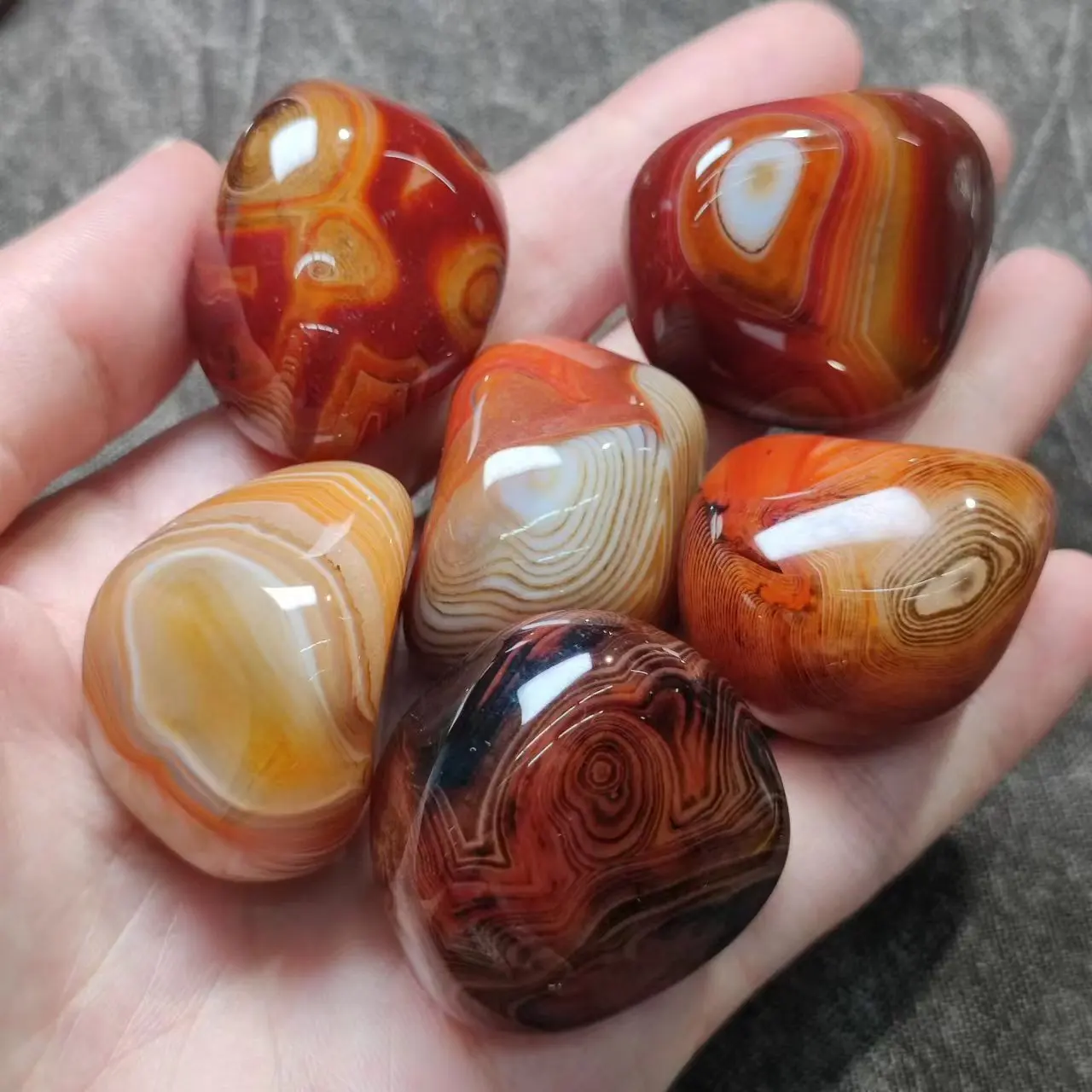 1pcs/lot natural striped agate eye landscape stone ornamental Health Rough Ornaments 30-40mm multiple style jewelry Fantastic