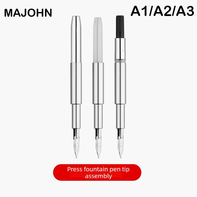10/1 PCS MAJOHN Fountain Pen Replacement Nib EF Nib 0.4mm Nibs for A3 A2 A1 Fountain Pens Stationery School Supplies