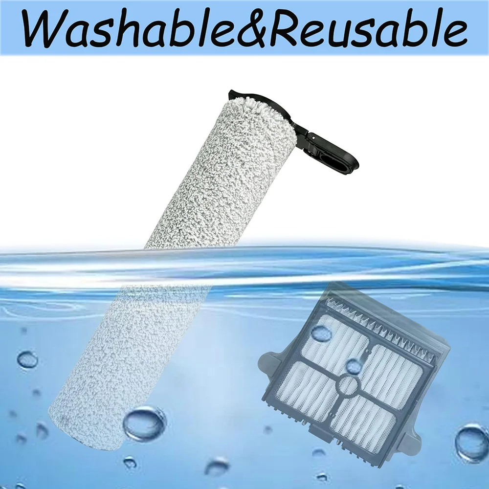 Description Picture 5 of itemRoller For Tineco Floor One S7 Steam Vacuum Cleaner Accessories Roller Spare Parts Replacements HEPA Filters Roller Brush