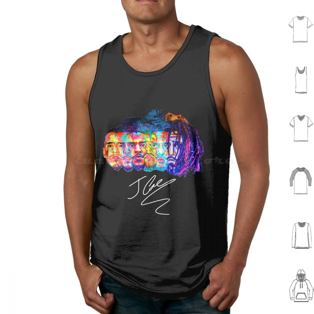 Evolution Of J Cole Cl Tank Tops Vest Sleeveless Jcole Hiphop Rap Music Dreamville Artist Rapper Love Cole Icon Tribute